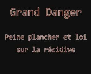 LLP Loi sur les peines planchées