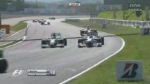 GP Japonii 2009 - Button vs Kubica