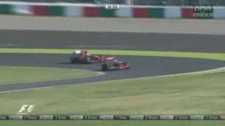 GP Japonii 2009 - Fisichella vs Kovalainen