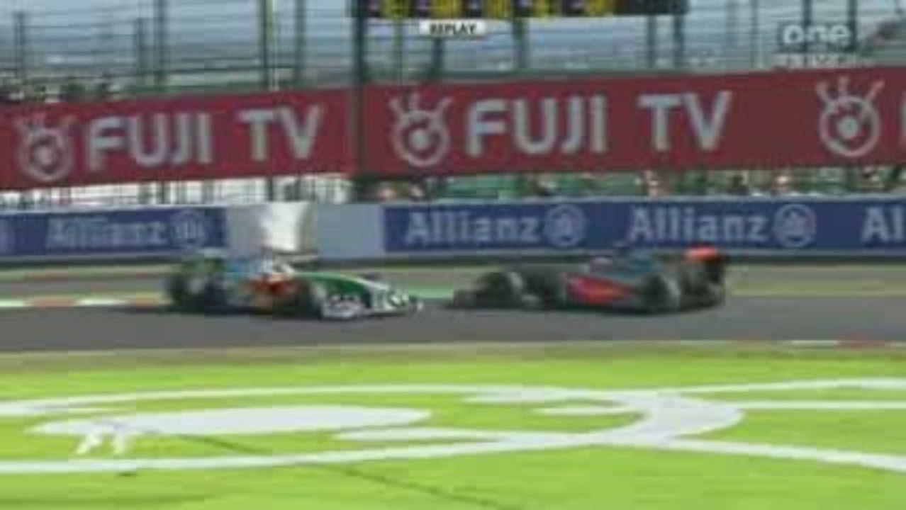 GP Japonii 2009 - Wypadek Sutila i Kovalainena