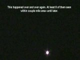 1 3 Triangle UFOs Seen by Many 9 25 09 Murrysville Video
