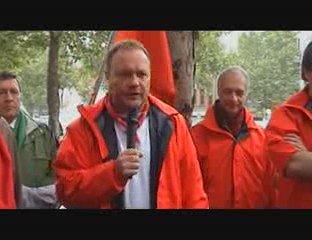 Libéralisation du fret SNCB - Action syndicale 02/10/2009