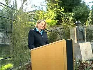 Le buste de Jean Moulin inauguré