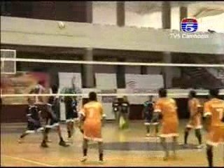 TV5 Khmer News- 15/09/2009 Cellcard- Cambodian Volleyball