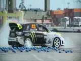 Ken Block drifting subaru