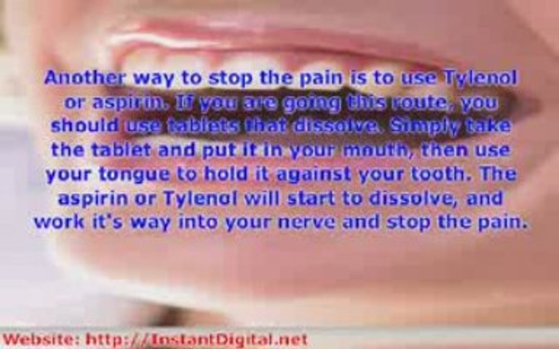 Toothache Pain Relief
