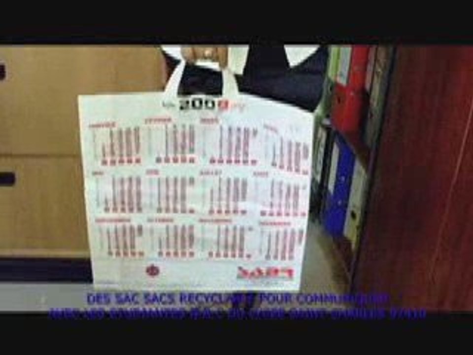 SAC  100% RECYCLABLE POUR COMMUNIQUER EN 2010