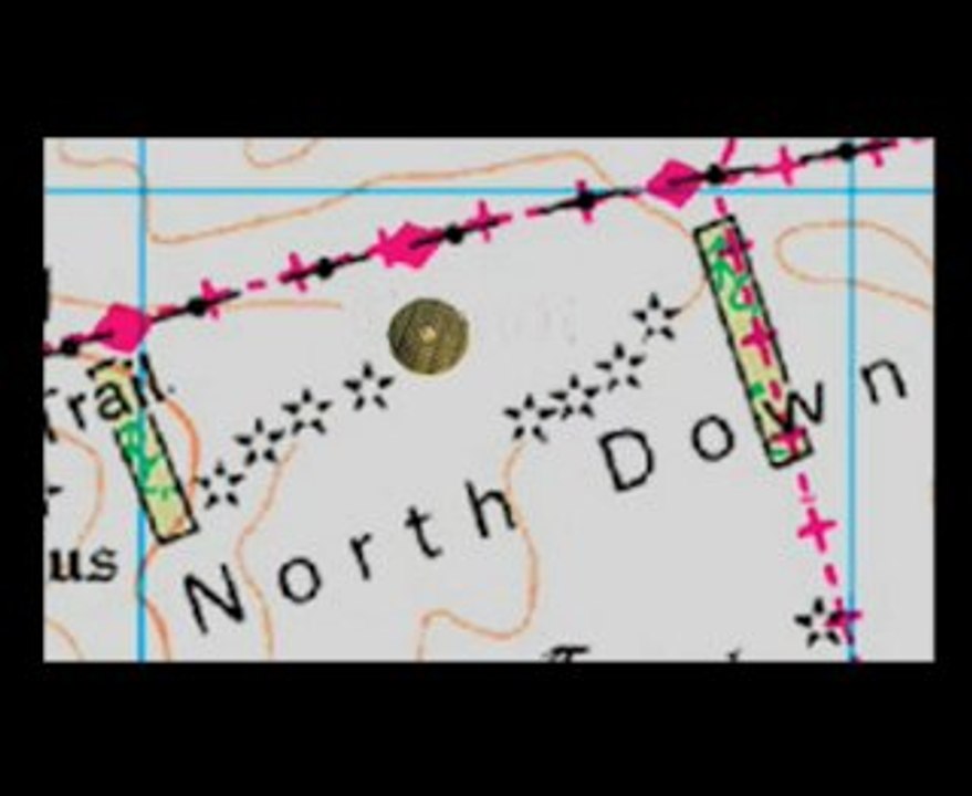 Crop circle - " Quand le hasard s'emmêle " - North Down 2003