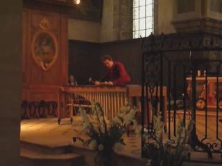 MARIMBA SOLO, RECITAL à l'ABBAYE DE MONDAYE  04-10-2009