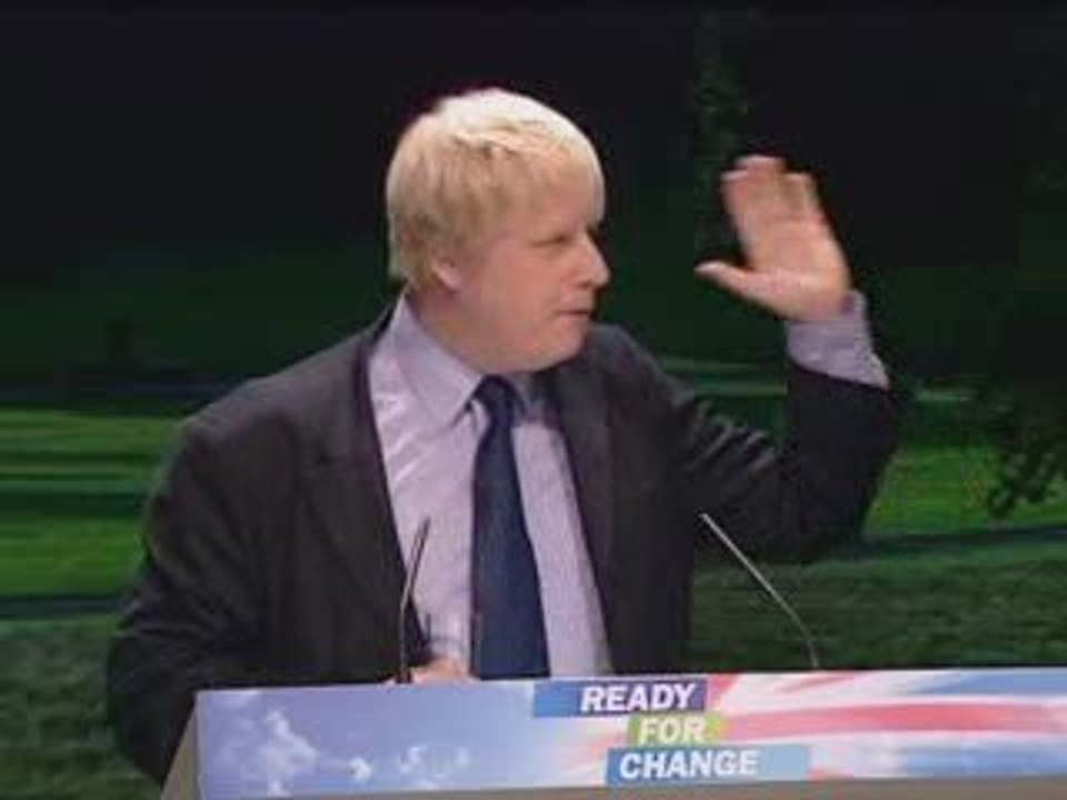 Tory Party conference: Boris Johnson's funny bits