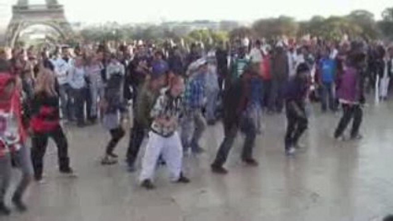 Hommage MJ, Flash Mob du 3 Octobre 2009, Trocadéro...