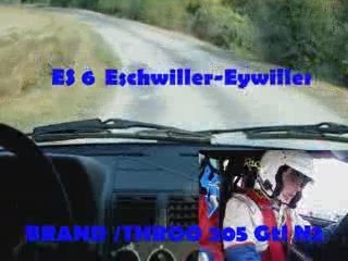 Rallye Alsace Bossue ES 6