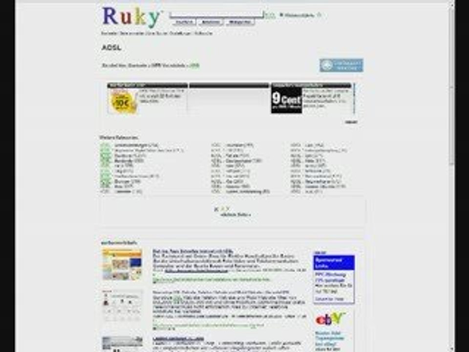 Suchen mit der Suchmaschine Ruky.de