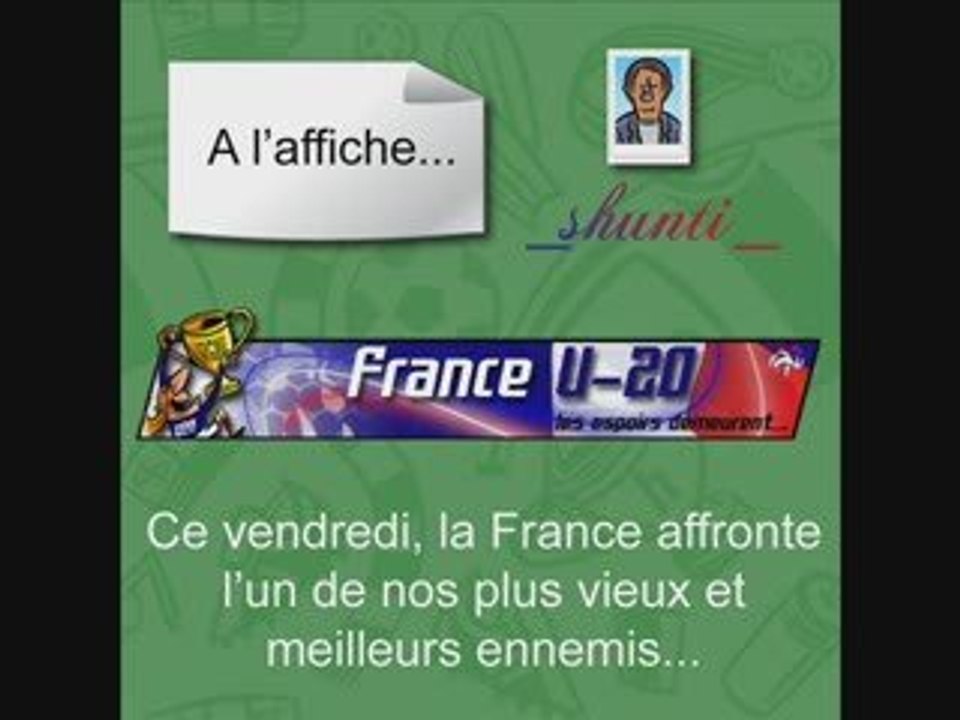 video avant match 9 octobre