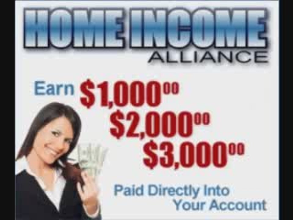 Work From Home - Home Income Alliance Now!