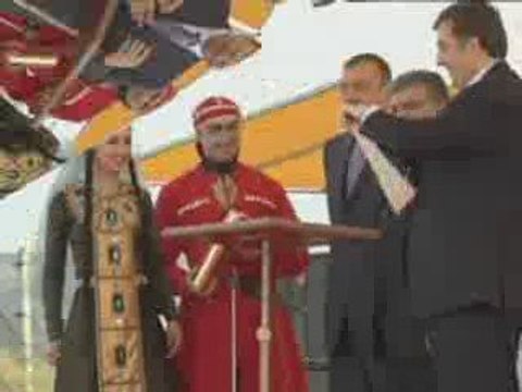 Gürcistan | Bakü-Tiflis-Kars Demiryolu Hattı Temel Atma Töre