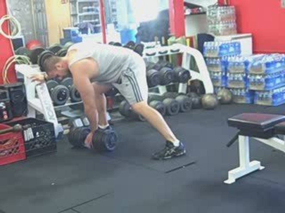 Muscle Building with Dips, Pull Ups and HEAVY Rows