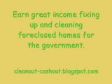 HOW TO MAKE MONEY CLEANING FORECLOSURES