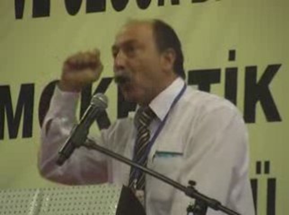 Levent Tüzel'in DTP Kongresindeki konuşması