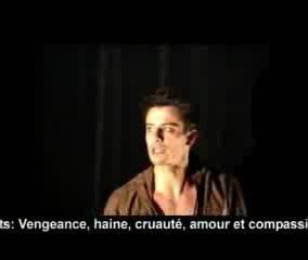 Pièce de théâtre "Cette Nuit Là", spot TV.