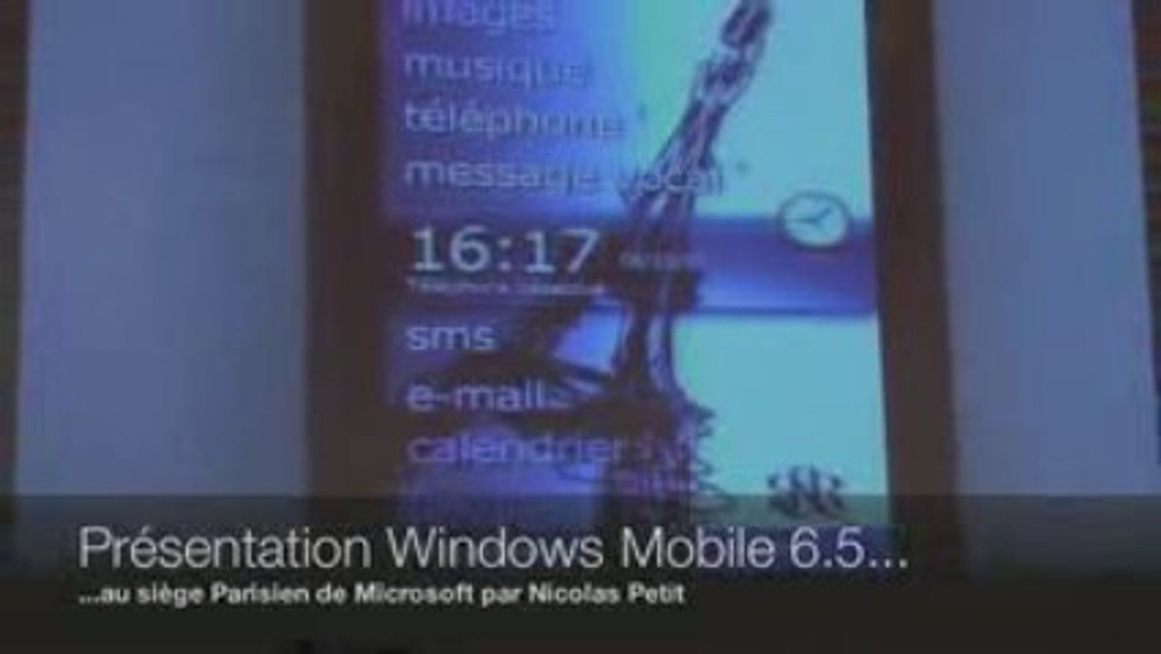 Windows Mobile 6.5 - Nicolas Petit - Steve Ballmer