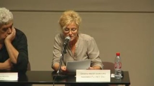 Conférence Nîmes L'Art-Thérapie Sep 09 au Carré d'Art