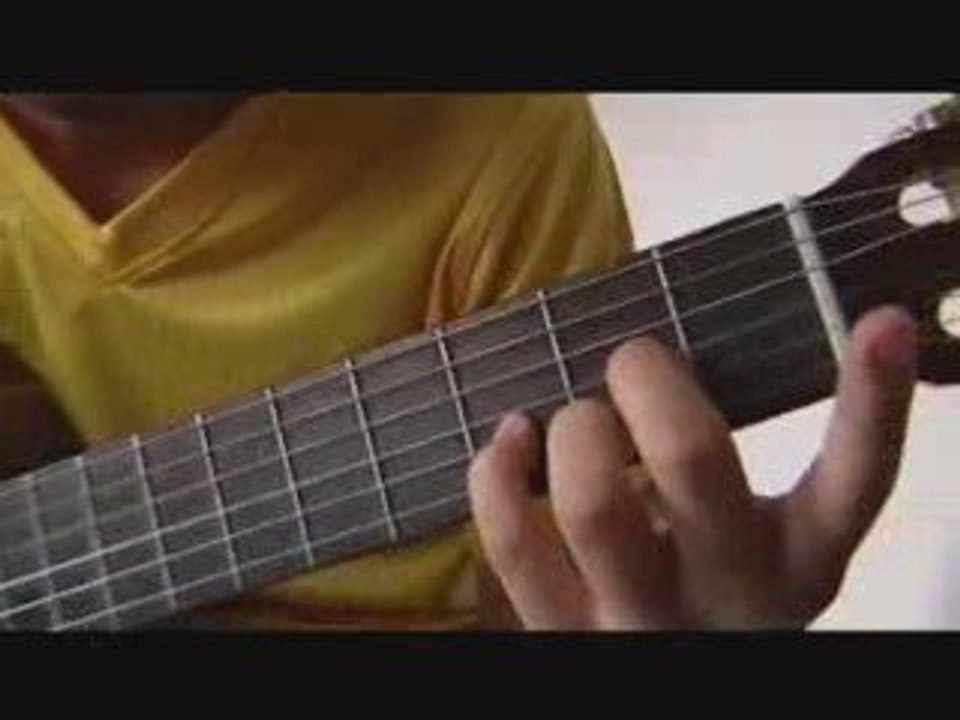 Como (tocar) Re sostenido en (guitarra)