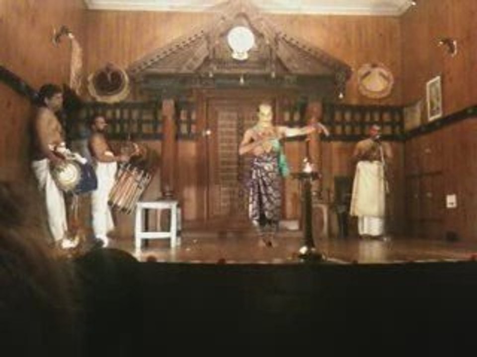 Séance 2 de kathakali à Fort Cochin (Kochi)