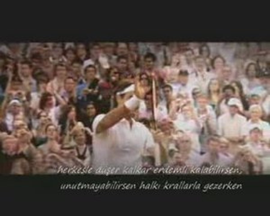 "If" Rudyard Kipling - Roger Federer ve Rafael Nadal okuyor