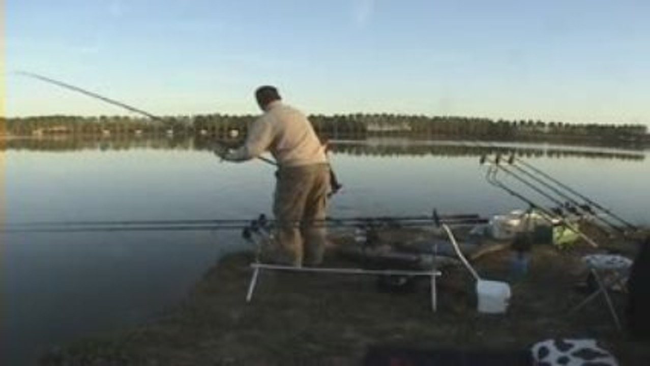 Week-end peche à la carpe dans l'ain