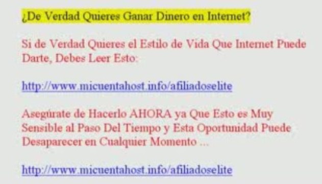 De Verdad Quieres Ganar Dinero en Internet?