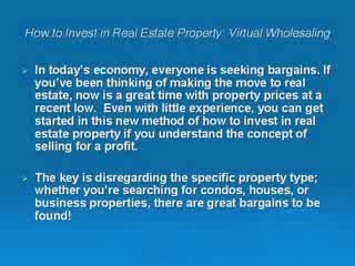 How To Invest In Real Estate Property-Free WholesalingBasics