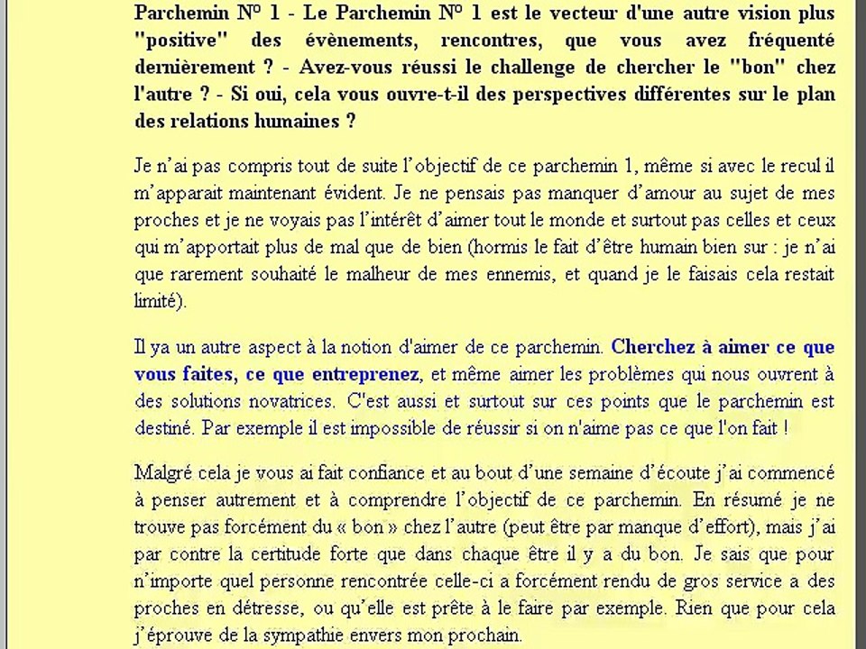 Feed back de coaching des parchemins universels du succes