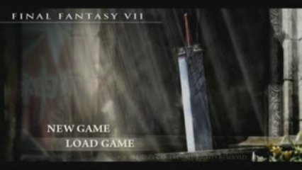 FFVII Remake Opening credits Start Menu + Intro (Remade)