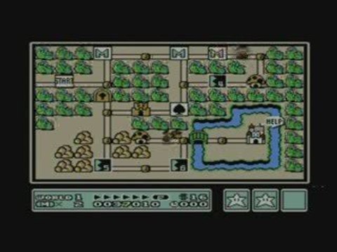 retro game test super mario bros 3(nes)