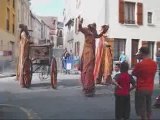 Animations des rues au festival des Mains-Bleues