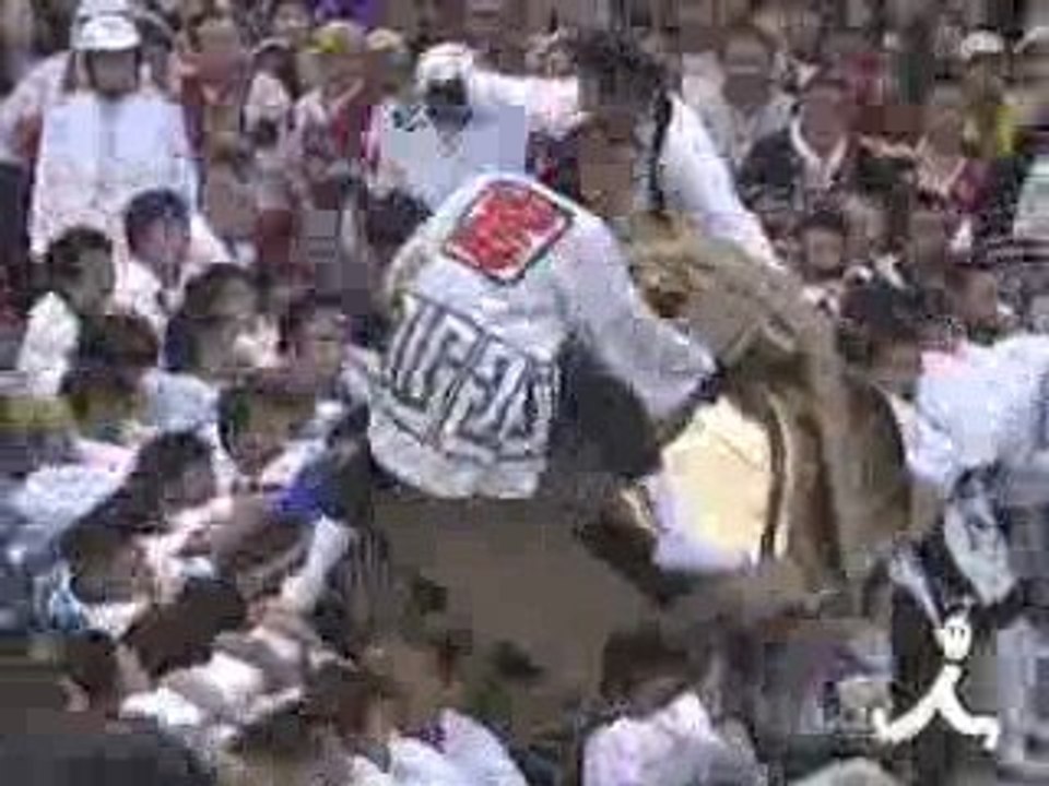 松山秋祭り 道後 みこし 鉢合わせ 3
