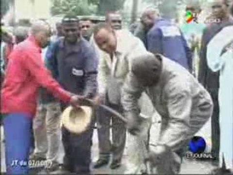 Opération de réhabilitation des cables de Congo télécom