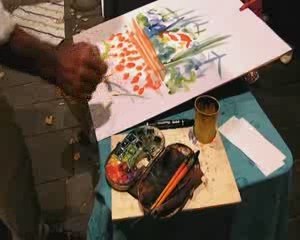 une bonne dégustation artistique en direct