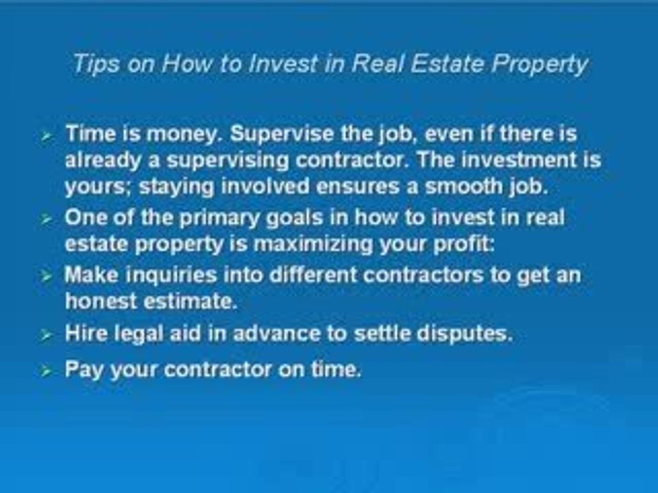 How To Invest In Real Estate Property Fundamentals