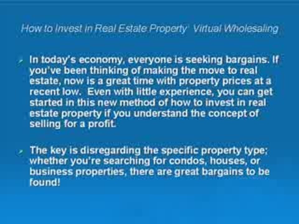 How To Invest In Real Estate Property-VirtualWholesalingTips