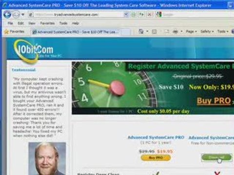 Advanced System Care Pro Free Download