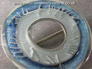 Celtic brooch in silver DSF120