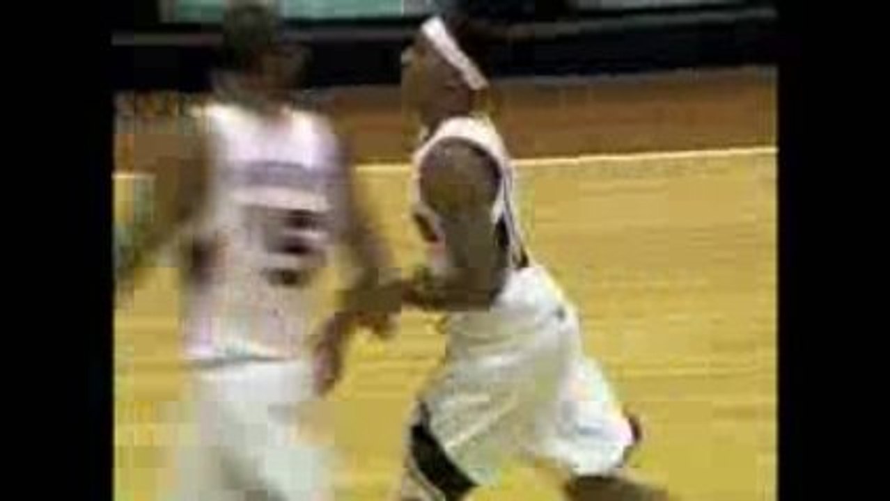 Josh Smith steals the ball, passes it ahead to Jeff Teague