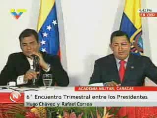 Venezuela y Ecuador unidos para enfrentar a los enemigos