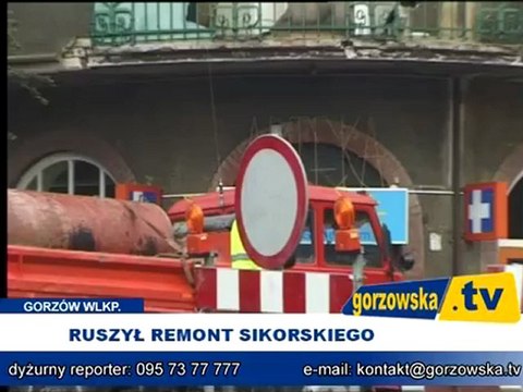 Ruszył remont ulicy Sikorskiego