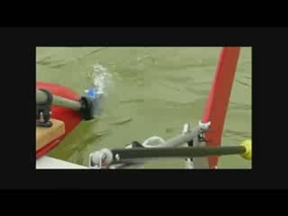 Fishtail skulling oar