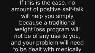 Can positive self-talk really help me to lose weight