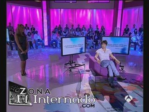 Yon González en Tal cual lo contamos (6ªT de El Internado)