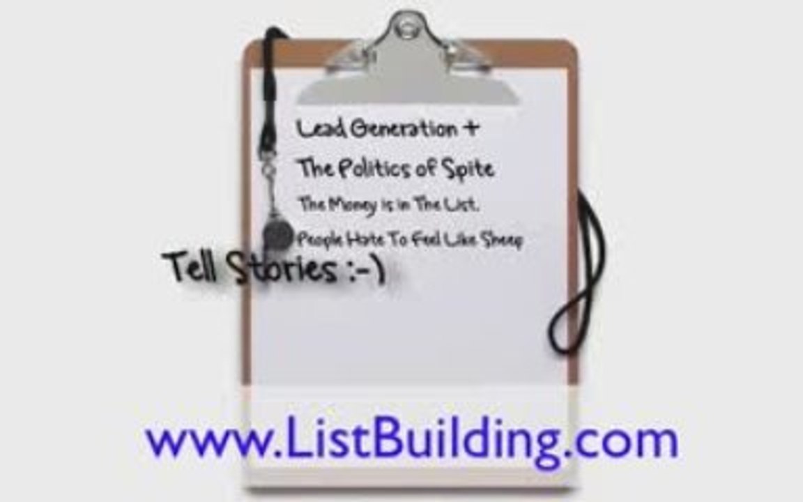 Lead Generation and the Politics of Spite